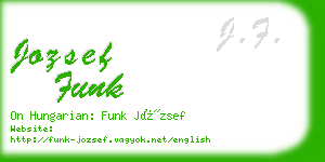 jozsef funk business card